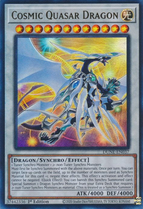 Cosmic Quasar Dragon [DUNE-EN037] Ultra Rare | The CG Realm