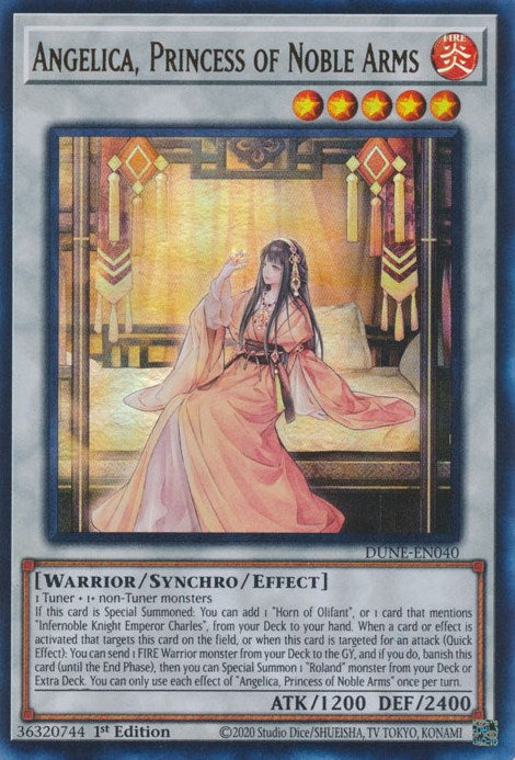 Angelica, Princess of Noble Arms [DUNE-EN040] Ultra Rare | The CG Realm