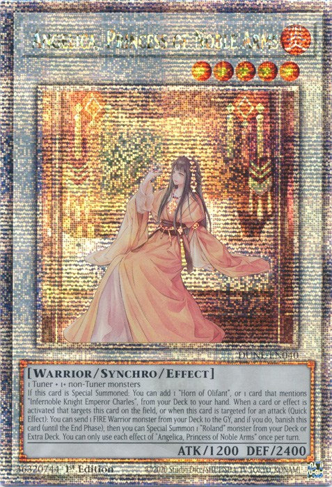 Angelica, Princess of Noble Arms [DUNE-EN040] Quarter Century Secret Rare | The CG Realm