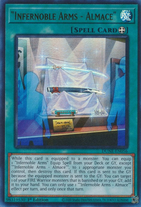 "Infernoble Arms - Almace" [DUNE-EN056] Ultra Rare | The CG Realm