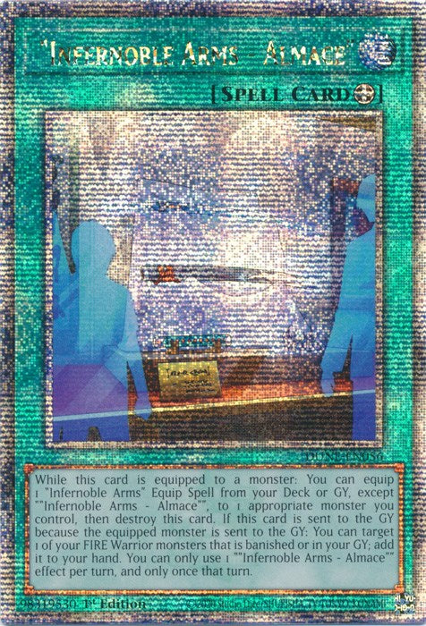 "Infernoble Arms - Almace" [DUNE-EN056] Quarter Century Secret Rare | The CG Realm