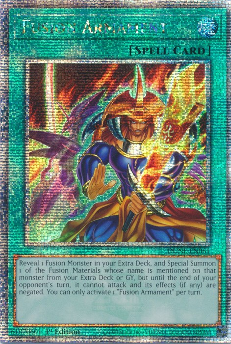 Fusion Armament [DUNE-EN061] Quarter Century Secret Rare | The CG Realm