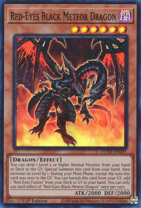 Red-Eyes Black Meteor Dragon [DUNE-EN095] Super Rare | The CG Realm