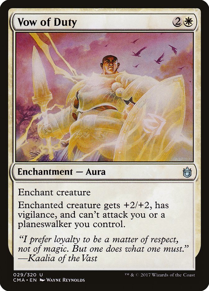 Vow of Duty [Commander Anthology] | The CG Realm