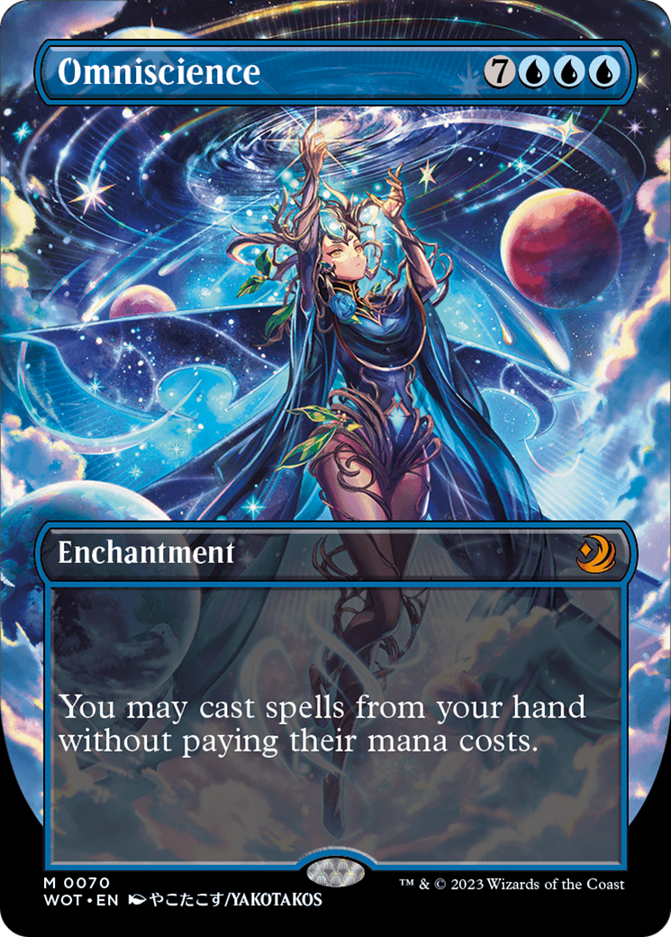 Omniscience (Anime Borderless) [Wilds of Eldraine: Enchanting Tales] | The CG Realm
