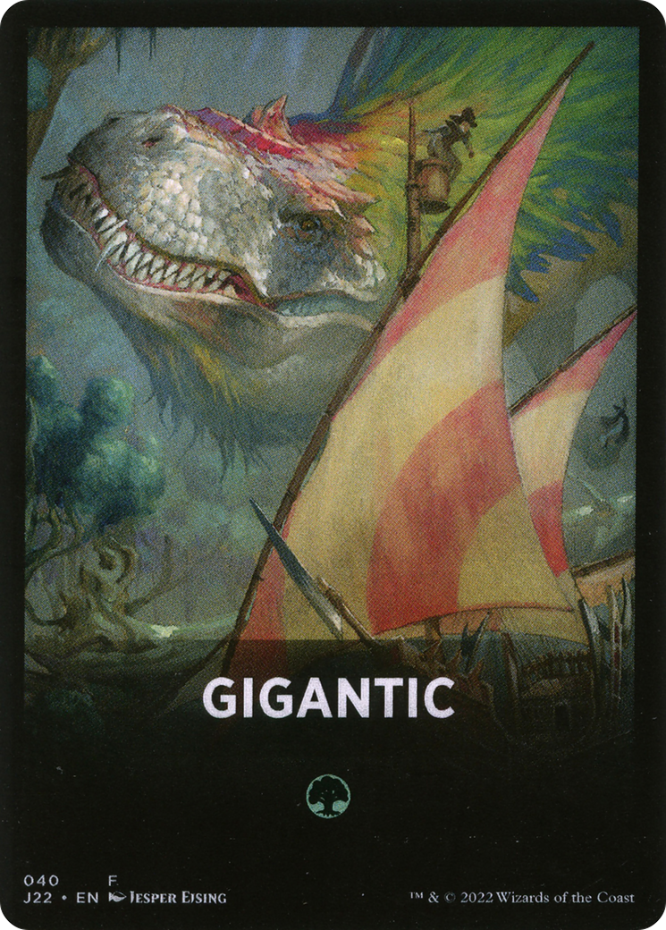 Gigantic Theme Card [Jumpstart 2022 Front Cards] | The CG Realm