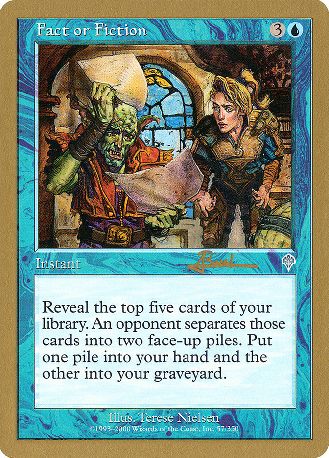 Fact or Fiction (Antoine Ruel) [World Championship Decks 2001] | The CG Realm