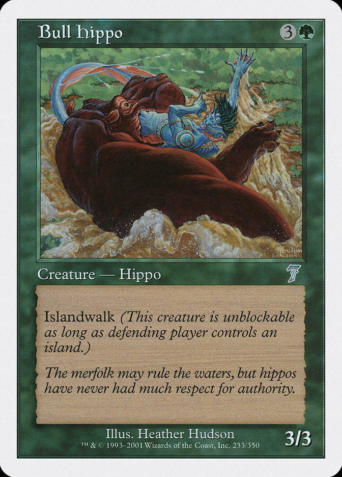 Bull Hippo [Seventh Edition] | The CG Realm