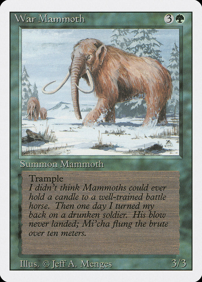 War Mammoth [Revised Edition] | The CG Realm