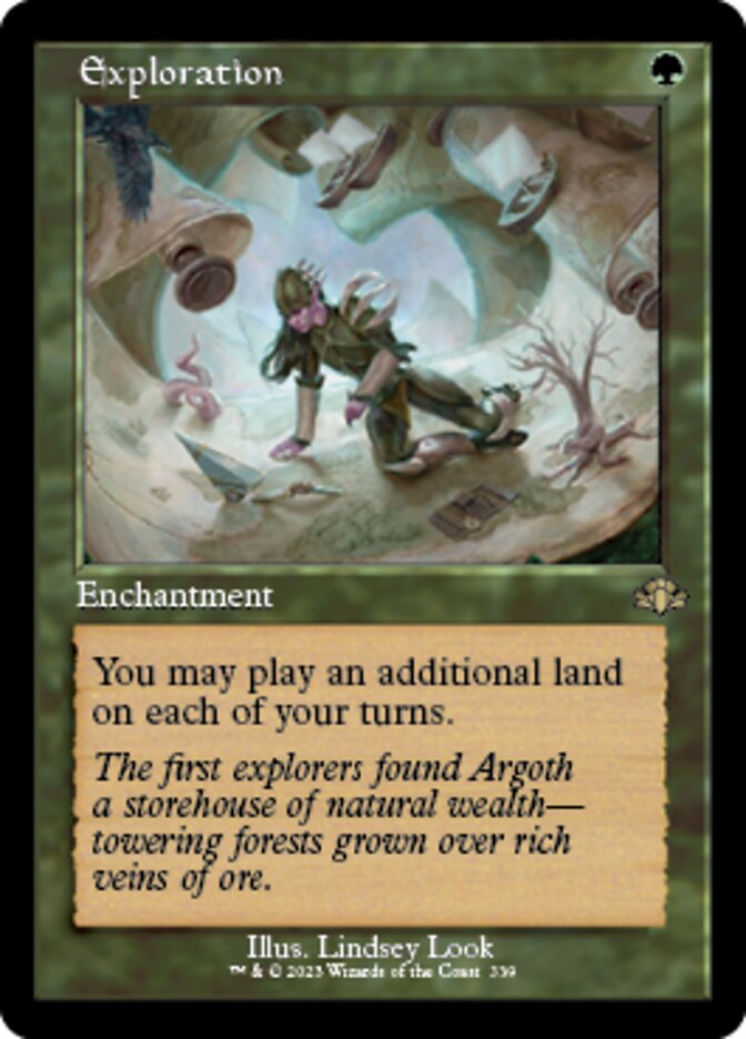 Exploration (Retro) [Dominaria Remastered] | The CG Realm