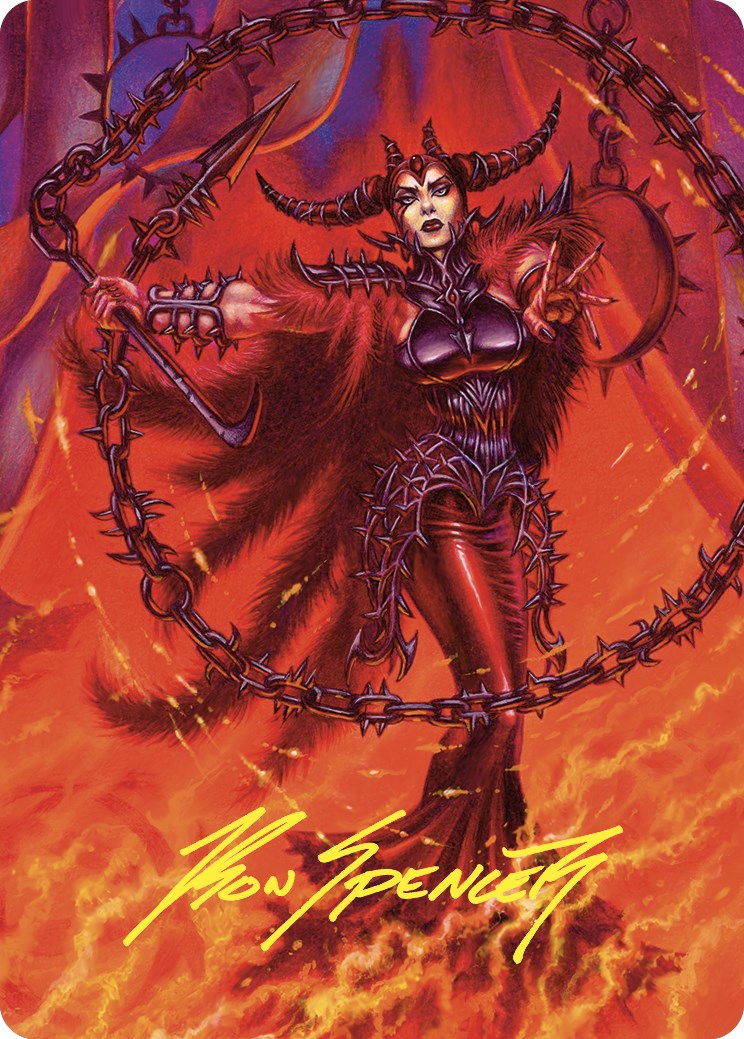 Deadly Rollick Art Card (Gold-Stamped Signature) [Commander Masters Art Series] | The CG Realm