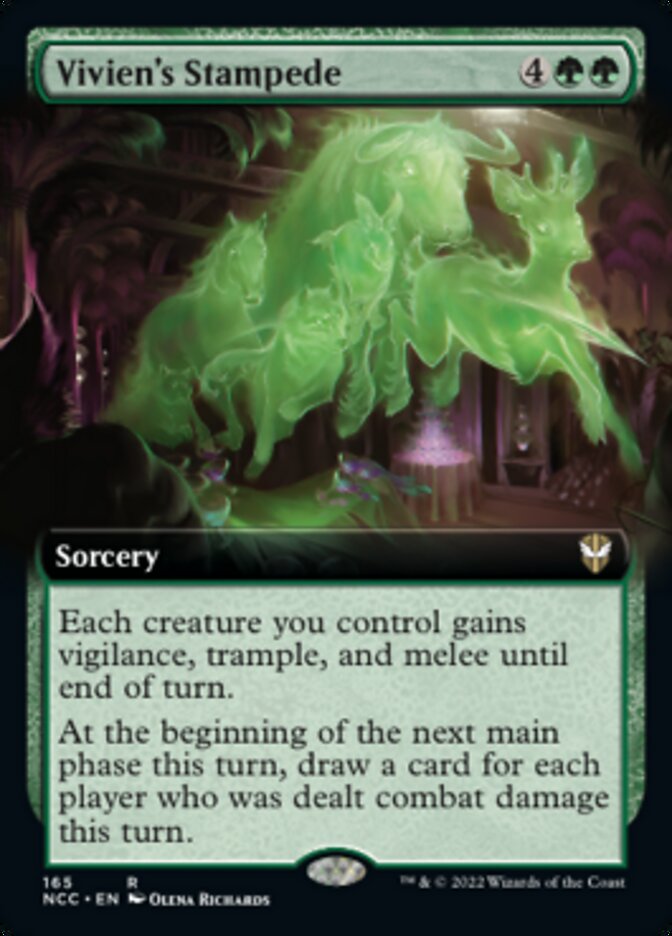 Vivien's Stampede (Extended Art) [Streets of New Capenna Commander] | The CG Realm