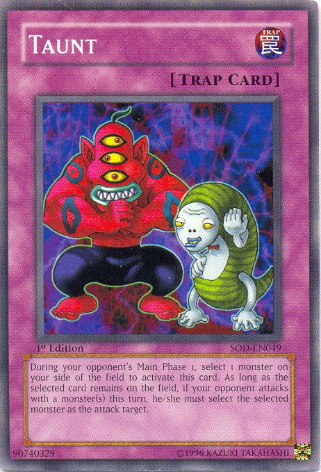 Taunt [SOD-EN049] Common | The CG Realm