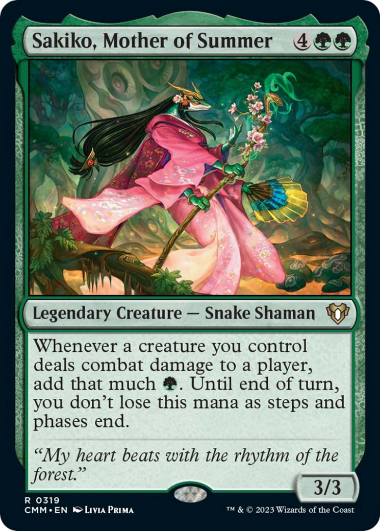 Sakiko, Mother of Summer [Commander Masters] | The CG Realm