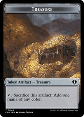 Treasure // Stoneforged Blade Double-Sided Token [Commander Masters Tokens] | The CG Realm