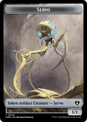 Servo // Zombie (0013) Double-Sided Token [Commander Masters Tokens] | The CG Realm
