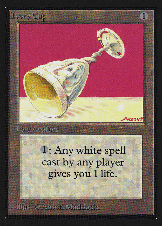 Ivory Cup [International Collectors' Edition] | The CG Realm