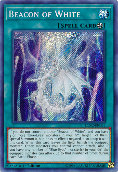 Beacon of White [LCKC-EN035] Secret Rare | The CG Realm