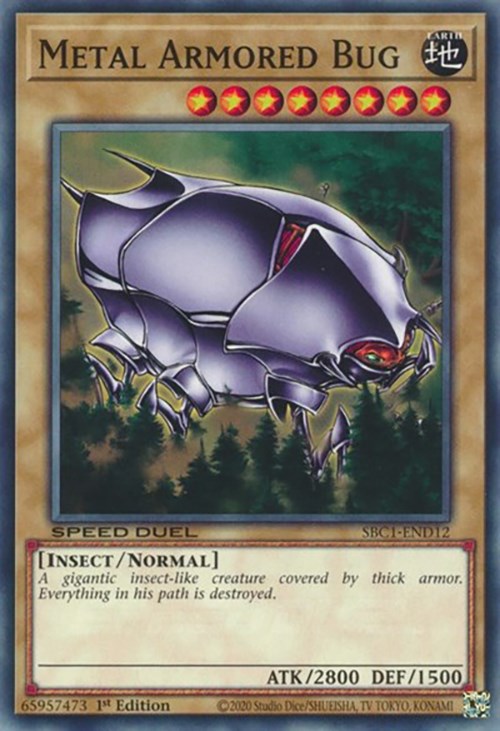 Metal Armored Bug [SBC1-END12] Common | The CG Realm