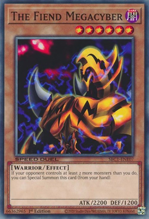 The Fiend Megacyber [SBC1-ENE07] Common | The CG Realm