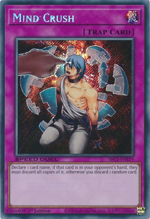 Mind Crush (Secret Rare) [SBC1-ENE19] Secret Rare | The CG Realm