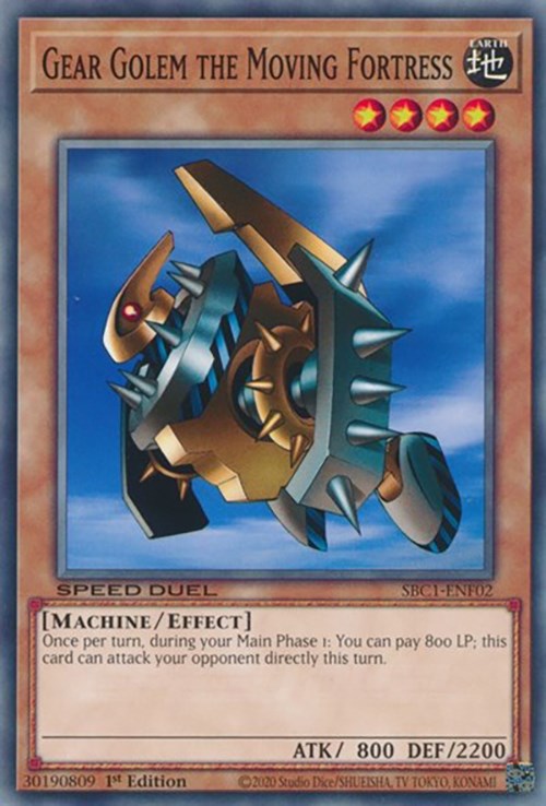 Gear Golem the Moving Fortress [SBC1-ENF02] Common | The CG Realm