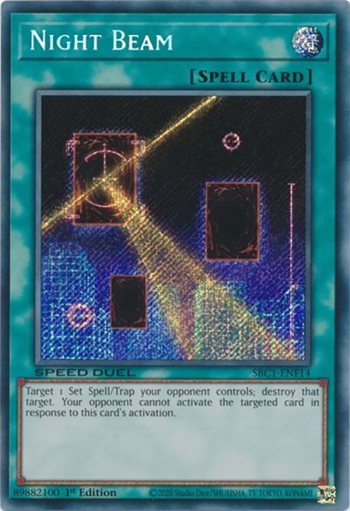 Night Beam [SBC1-ENF14] Secret Rare | The CG Realm