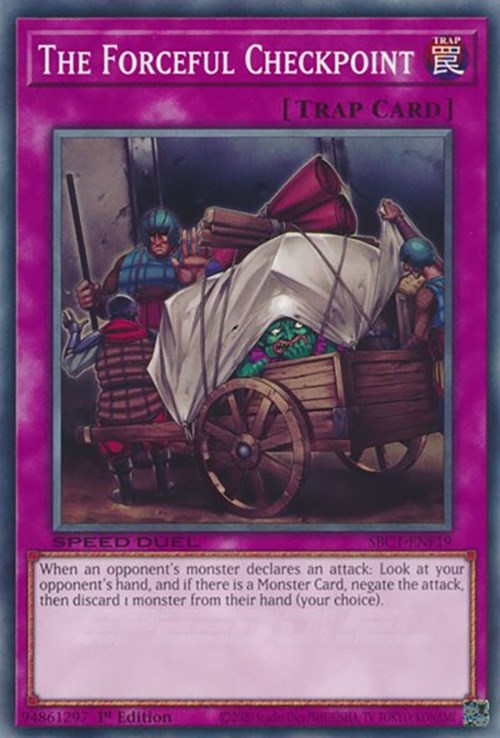 The Forceful Checkpoint [SBC1-ENF19] Common | The CG Realm
