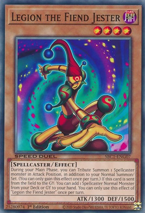Legion the Fiend Jester [SBC1-ENG07] Common | The CG Realm