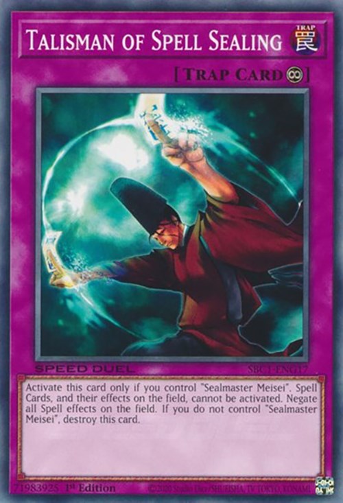 Talisman of Spell Sealing [SBC1-ENG17] Common | The CG Realm