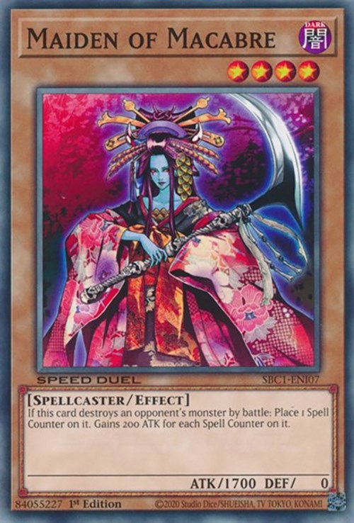 Maiden of Macabre [SBC1-ENI07] Common | The CG Realm