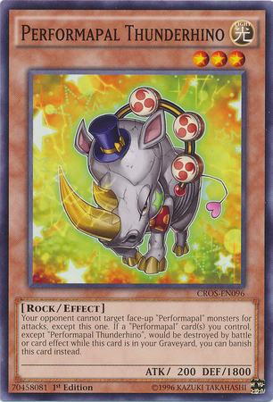 Performapal Thunderhino [CROS-EN096] Common | The CG Realm