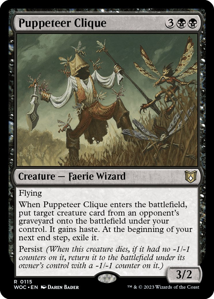 Puppeteer Clique [Wilds of Eldraine Commander] | The CG Realm