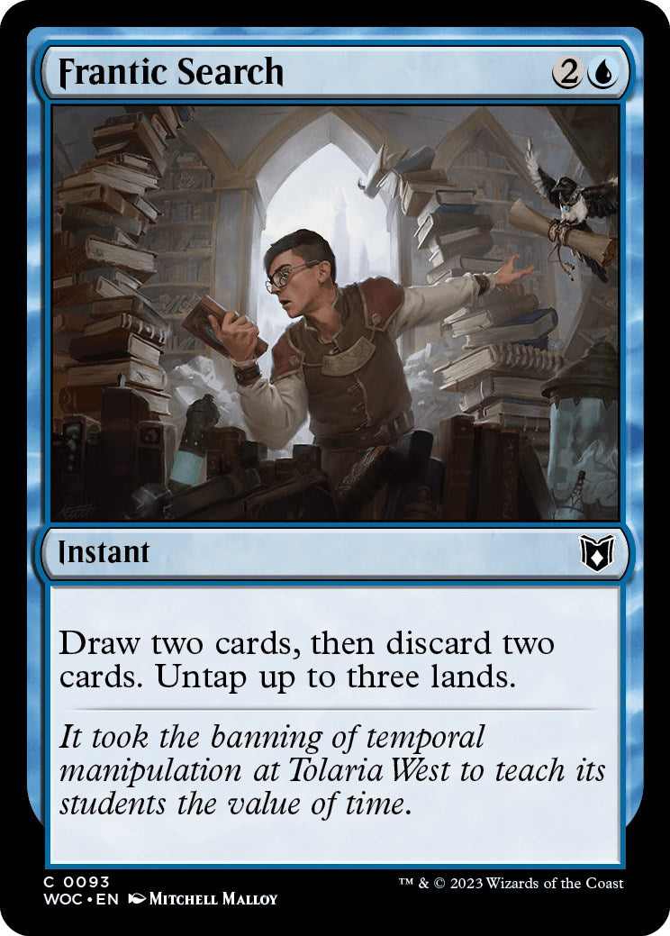 Frantic Search [Wilds of Eldraine Commander] | The CG Realm