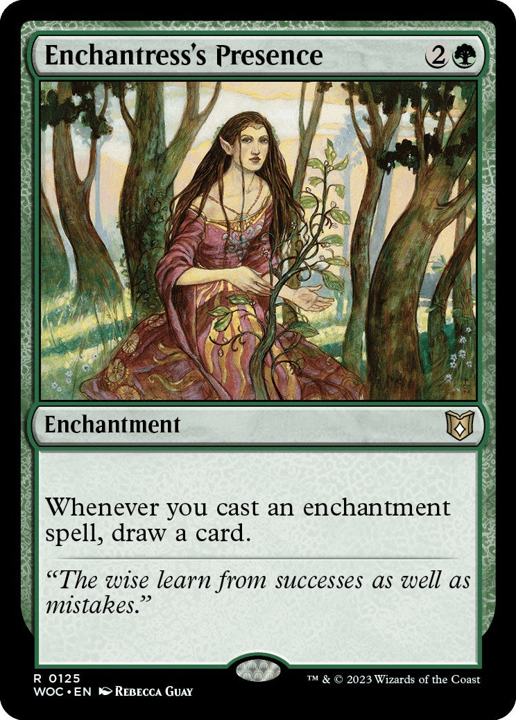 Enchantress's Presence [Wilds of Eldraine Commander] | The CG Realm