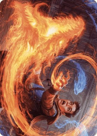 Frantic Firebolt Art Card [Wilds of Eldraine Art Series] | The CG Realm
