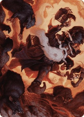 Tattered Ratter Art Card [Wilds of Eldraine Art Series] | The CG Realm