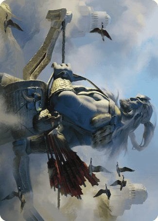 Skybeast Tracker Art Card [Wilds of Eldraine Art Series] | The CG Realm