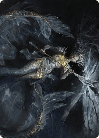 Sharae of Numbing Depths Art Card [Wilds of Eldraine Art Series] | The CG Realm