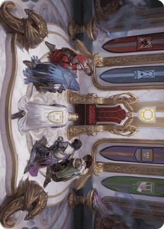 Throne of Eldraine Art Card [Wilds of Eldraine Art Series] | The CG Realm