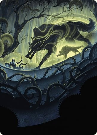 Unnatural Growth Art Card [Wilds of Eldraine Art Series] | The CG Realm