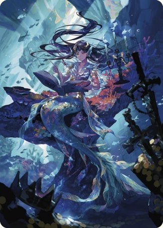 Rhystic Study Art Card [Wilds of Eldraine Art Series] | The CG Realm