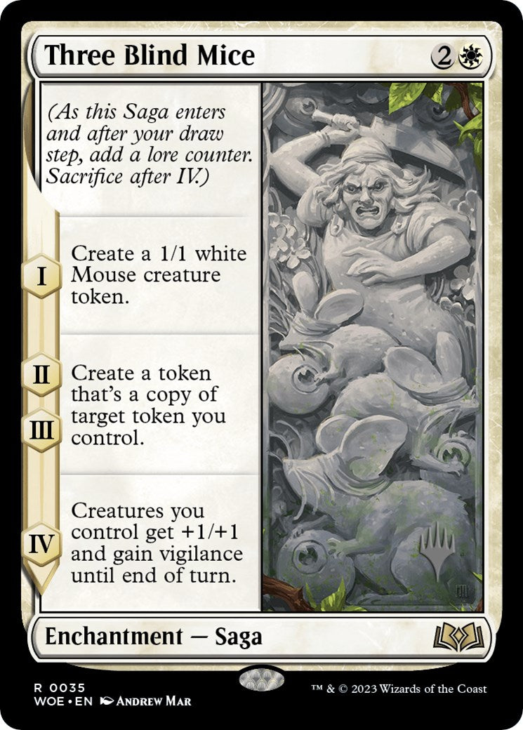 Three Blind Mice (Promo Pack) [Wilds of Eldraine Promos] | The CG Realm