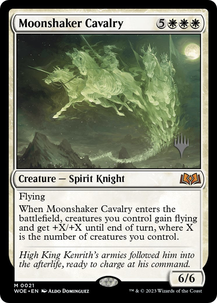 Moonshaker Cavalry (Promo Pack) [Wilds of Eldraine Promos] | The CG Realm