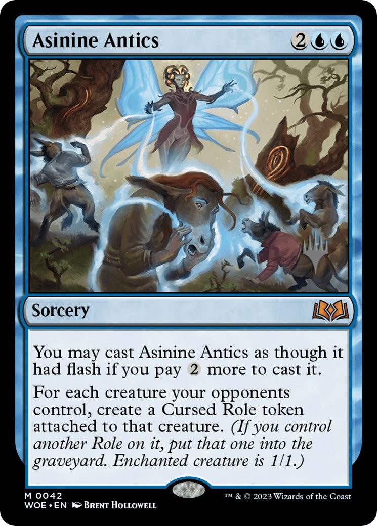 Asinine Antics (Promo Pack) [Wilds of Eldraine Promos] | The CG Realm