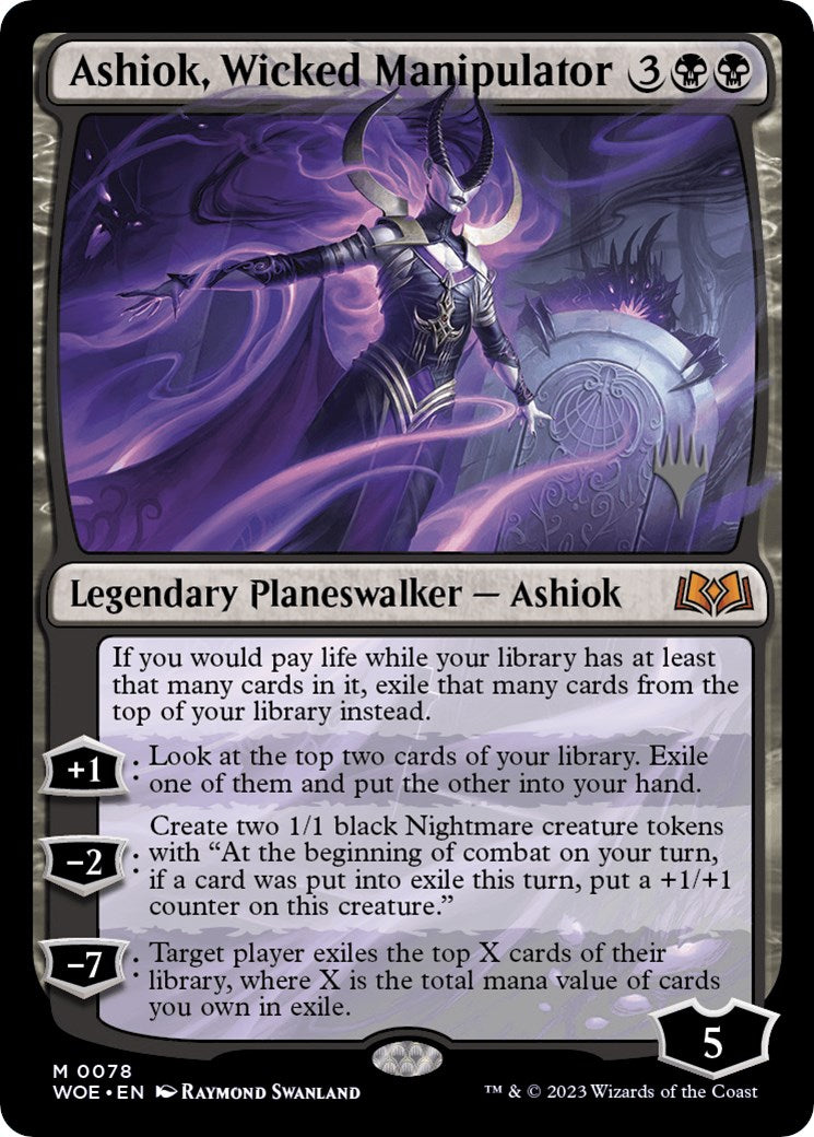 Ashiok, Wicked Manipulator (Promo Pack) [Wilds of Eldraine Promos] | The CG Realm