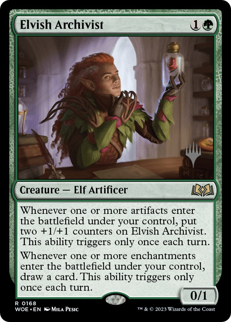 Elvish Archivist (Promo Pack) [Wilds of Eldraine Promos] | The CG Realm