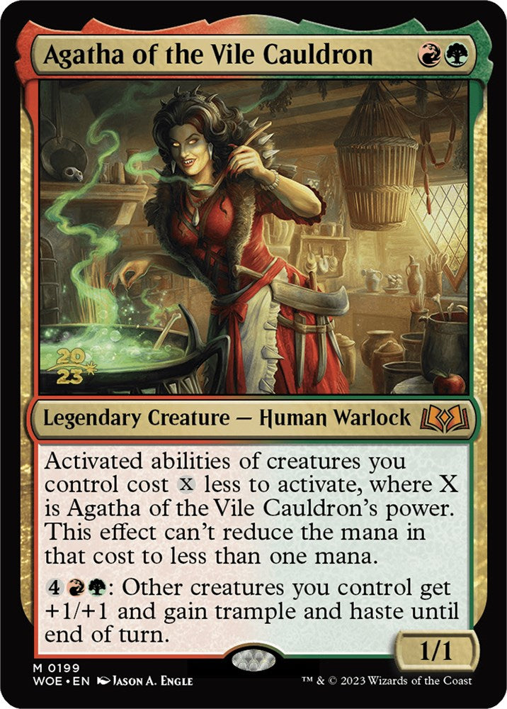 Agatha of the Vile Cauldron [Wilds of Eldraine Prerelease Promos] | The CG Realm