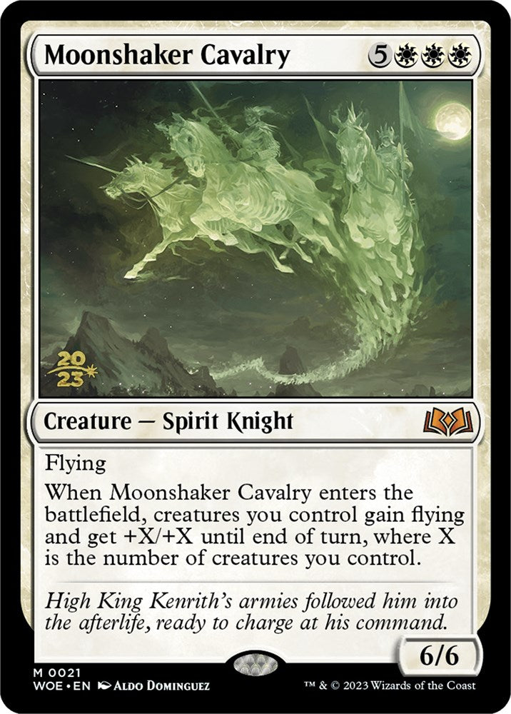 Moonshaker Cavalry [Wilds of Eldraine Prerelease Promos] | The CG Realm