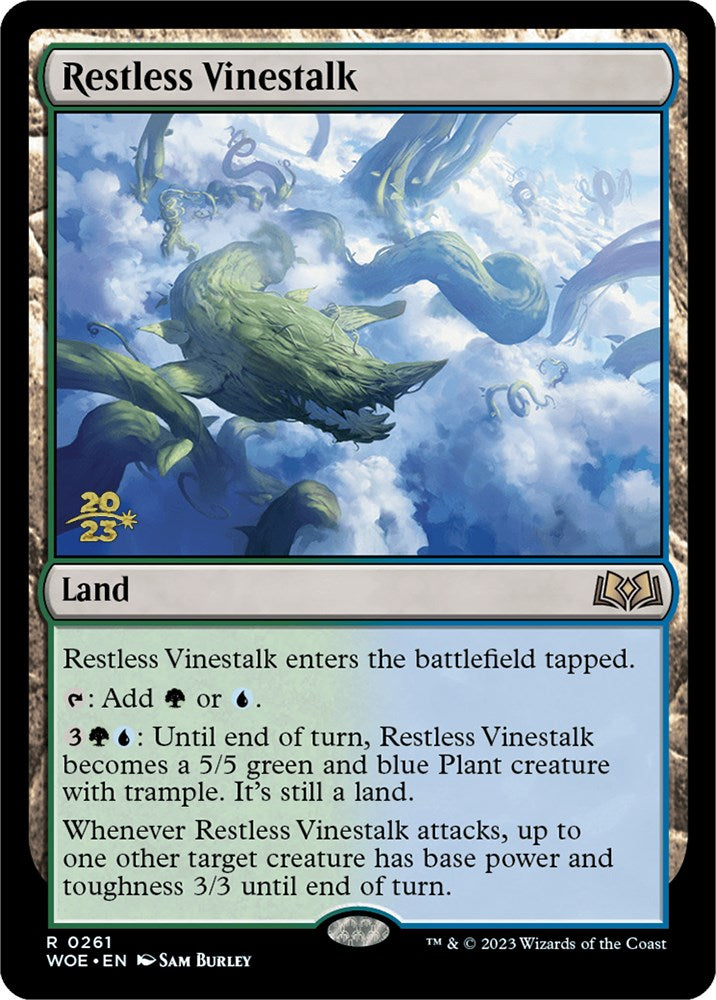 Restless Vinestalk [Wilds of Eldraine Prerelease Promos] | The CG Realm